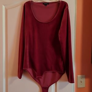 J. Crew Velvet Bodysuit